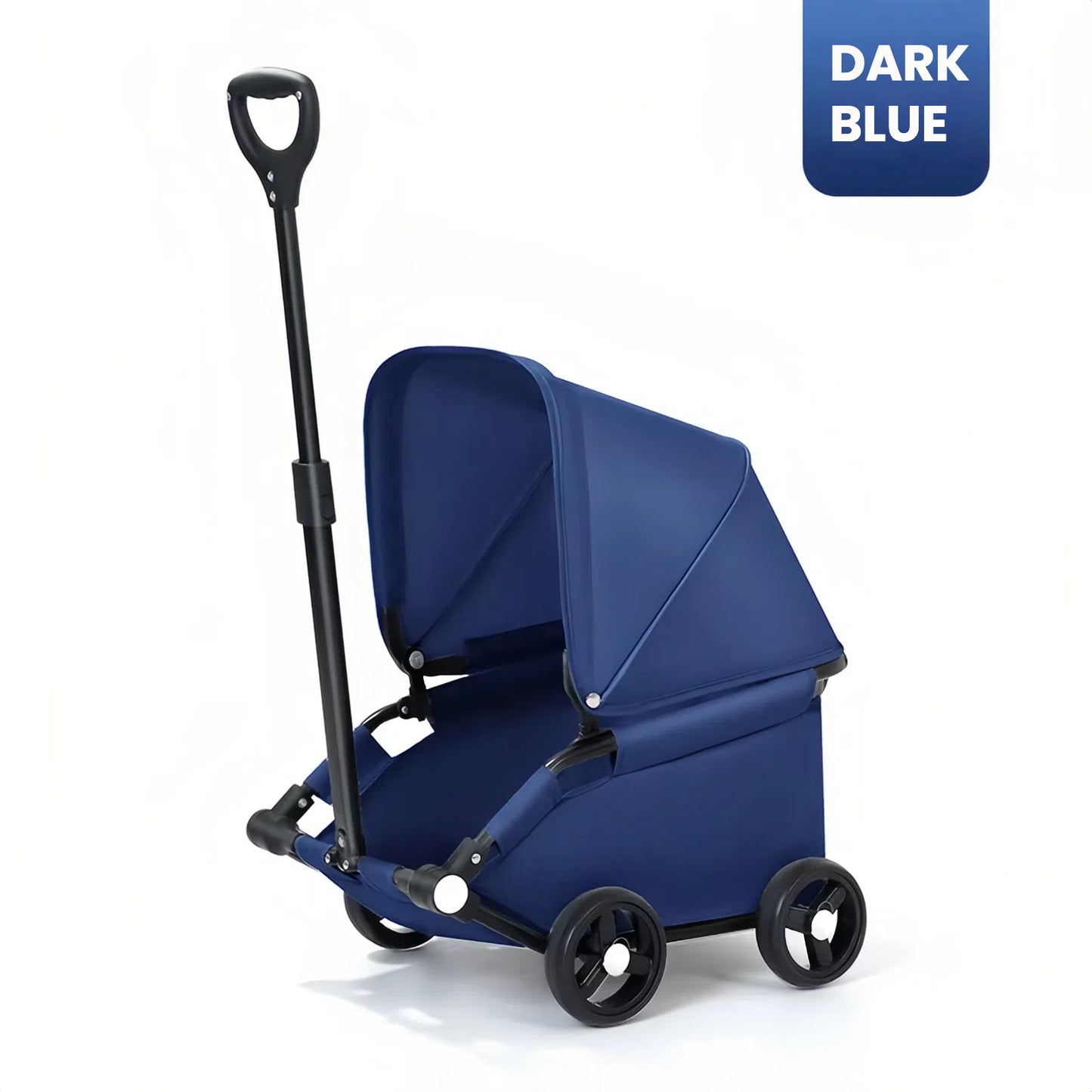 Lightweight Compact Foldable Small and Medium Dogs Pet Stroller with Three-Block Sunshade Canopy