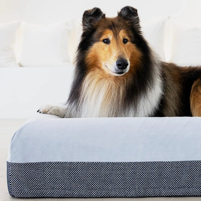Dog Bed Microsuede & Linen