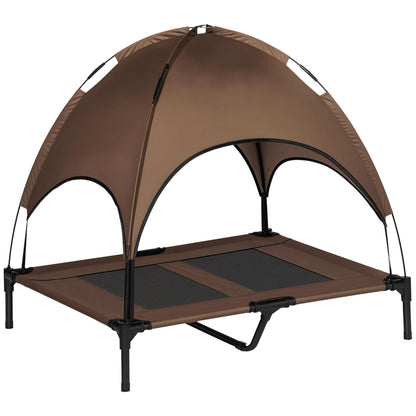 Multi-Functional Breathable Cooling Elevated Dog Bed with Canopy - FunnyPawAir
