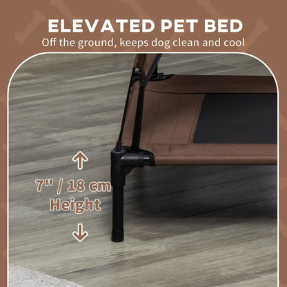 Multi-Functional Breathable Cooling Elevated Dog Bed with Canopy - FunnyPawAir