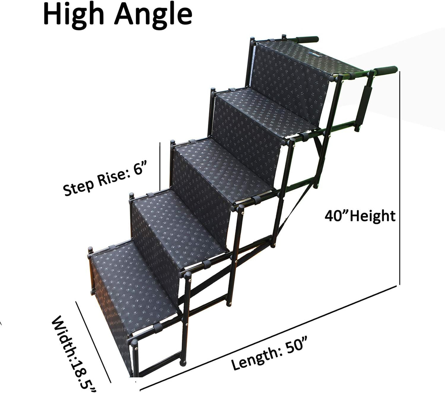 Travel Portable Foldable Non-Slip Dog Car Stair