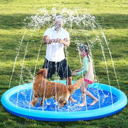 FunnyFuzzion Non-Slip Splash Pad Sprinkler