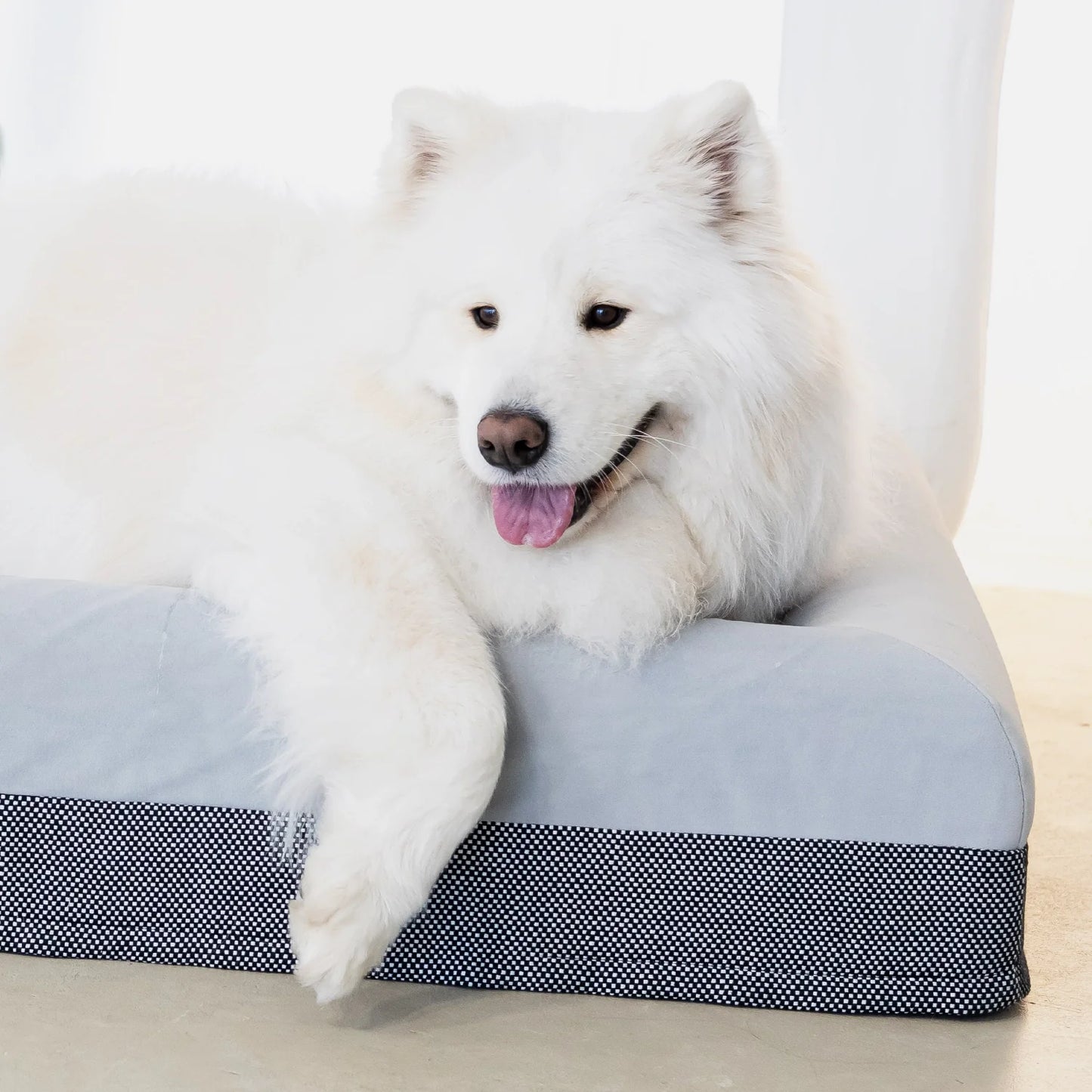 Dog Bed Microsuede & Linen