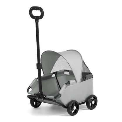 Lightweight Compact Foldable Small Dogs Pet Stroller with Sunshade Canopy