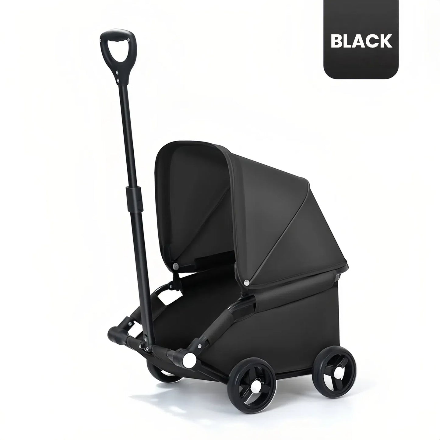Lightweight Compact Foldable Small and Medium Dogs Pet Stroller with Three-Block Sunshade Canopy